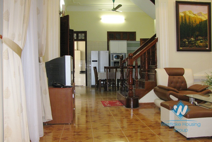 A private 4 bedroom house for rent in Ba Dinh District